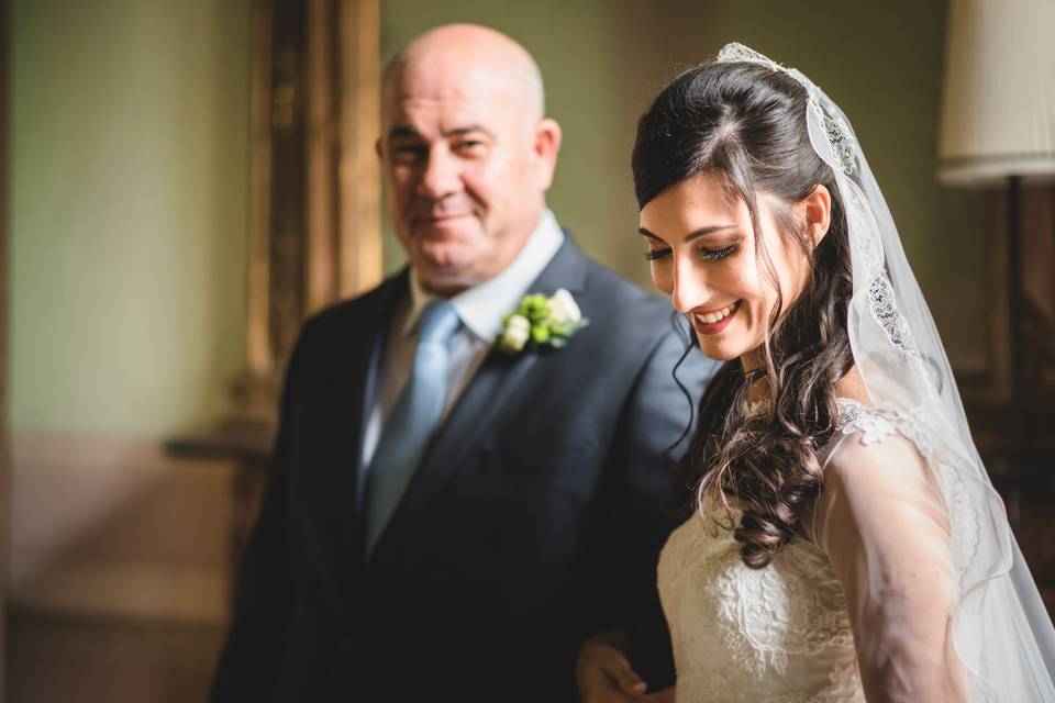 La sposa e il papà, Pavia