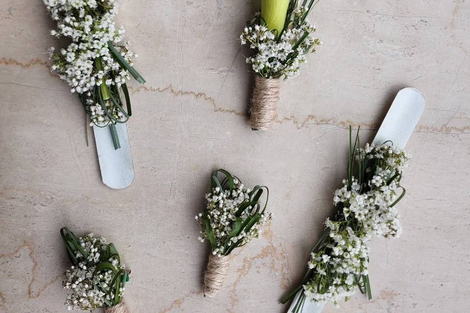 Bracciali e bottoniere