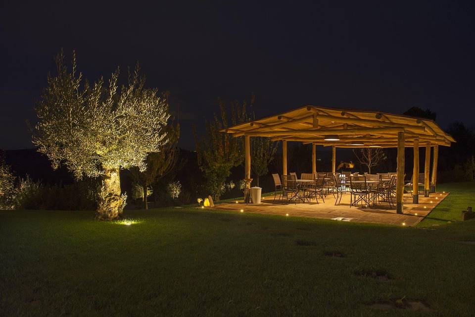 Gazebo in legno