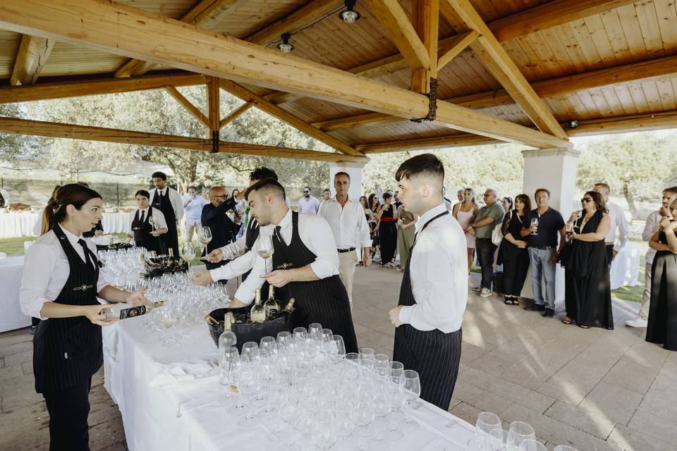 Degustazione in veranda