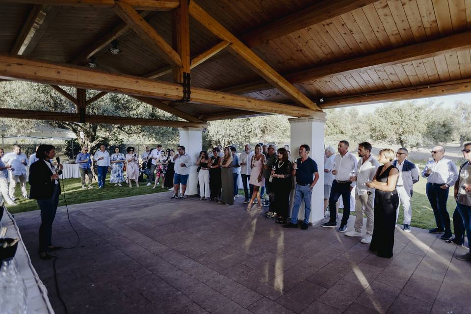 Degustazione in veranda