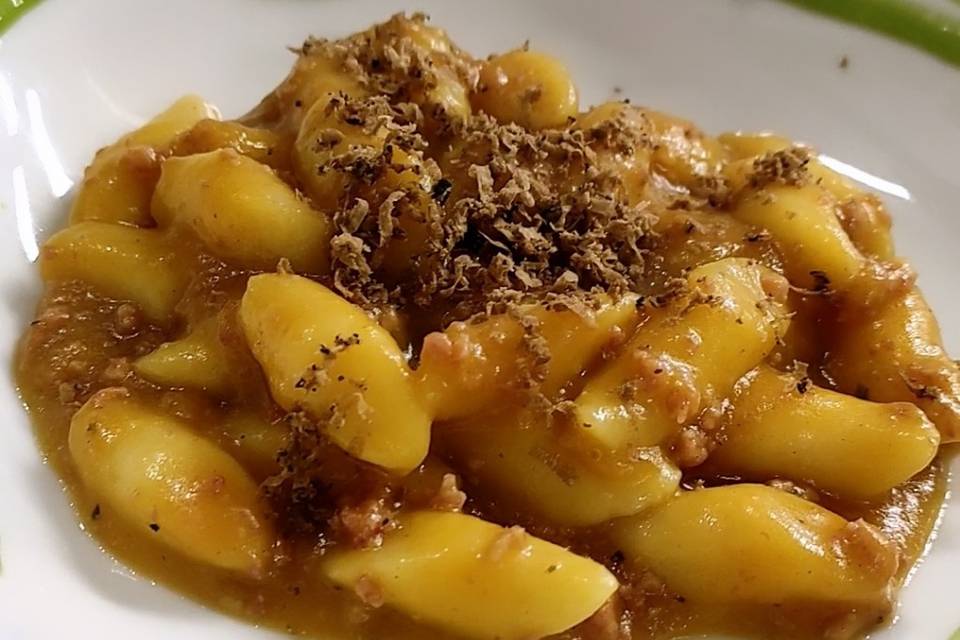 Gnocchi porcini e tartufo