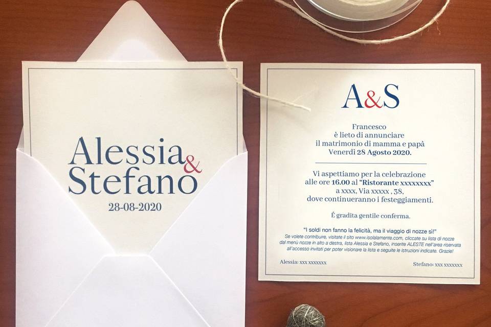 IMÌ Wedding Stationery - Consulta la disponibilità e i prezzi