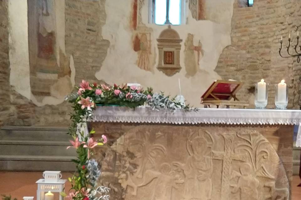 Addobbo altare