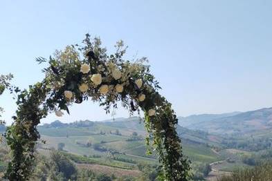 Arco naturale con edera