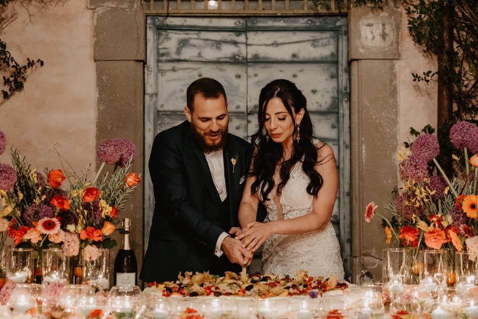 Colori e candele per la torta