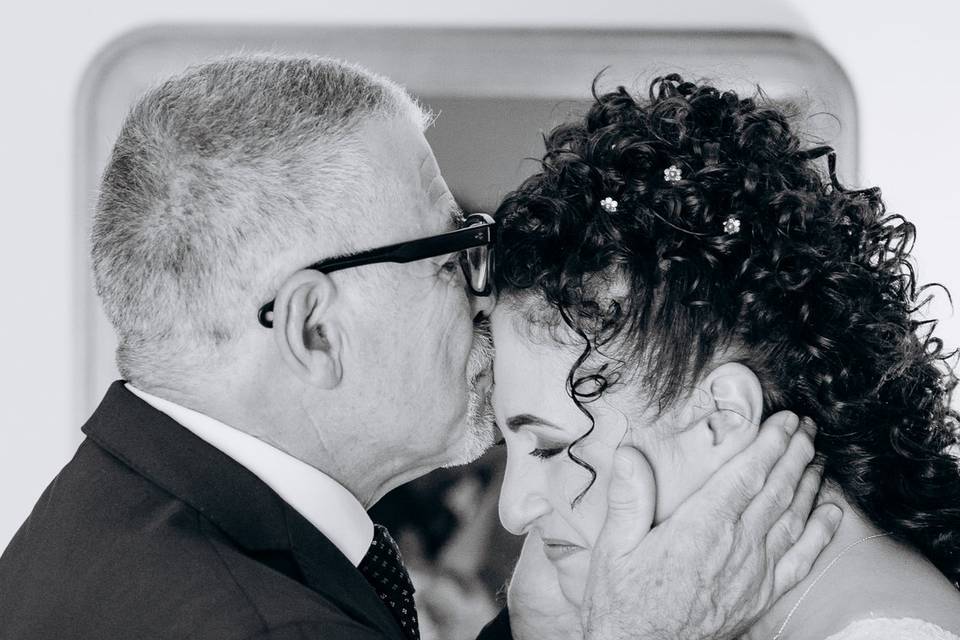 Il bacio del papà