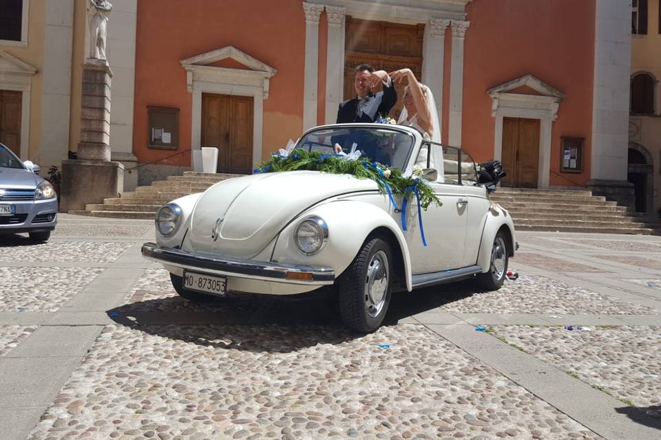 Maggiolone Cabrio bianco