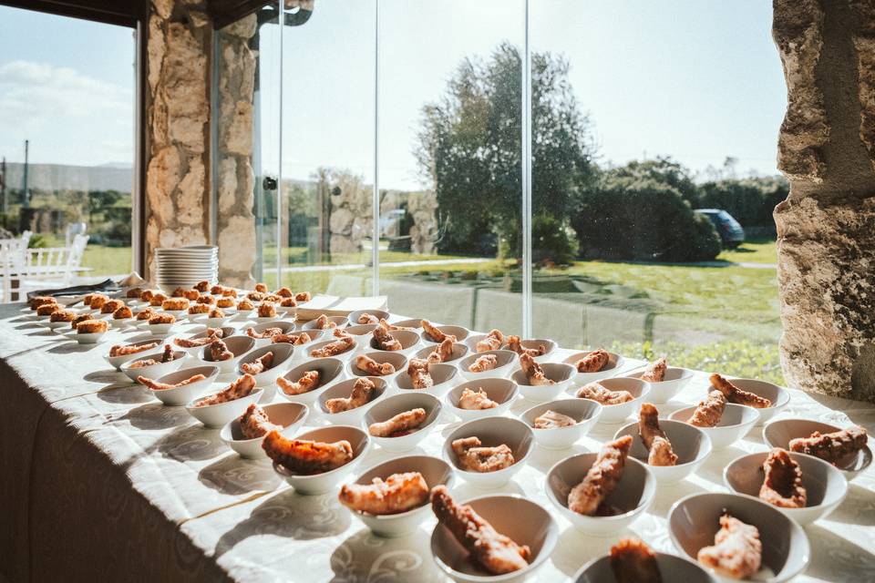 Antipasti in giardino