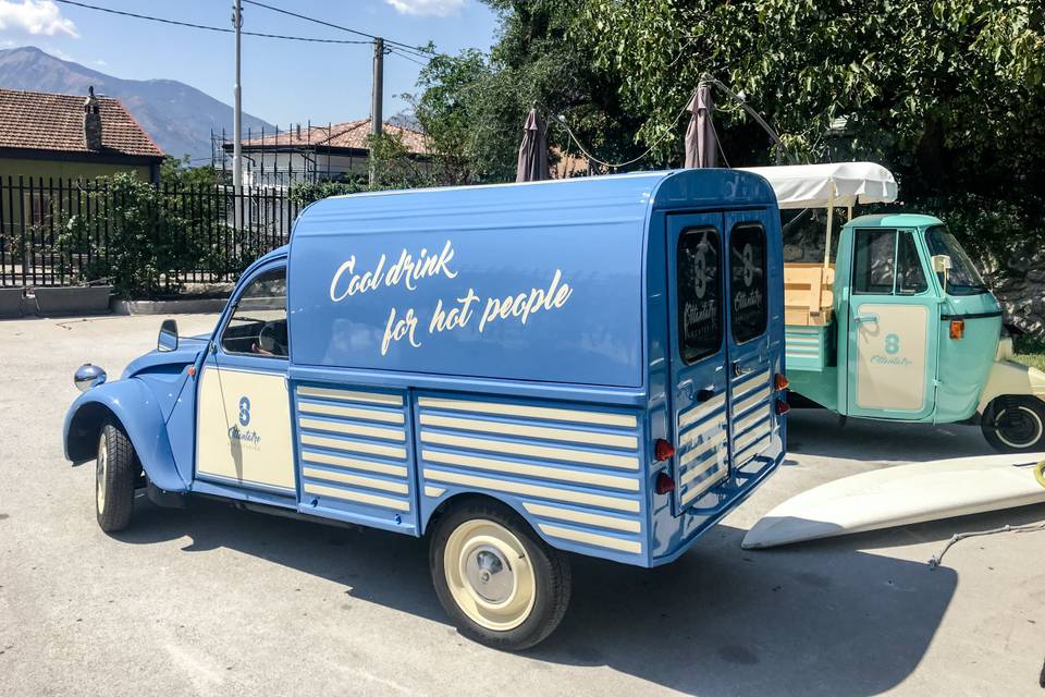 Citroen 2 cv street bar