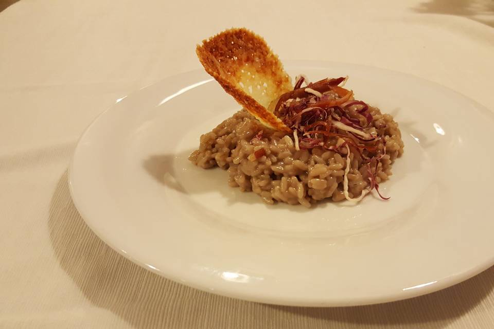 Risotto con tocchetti di bufal