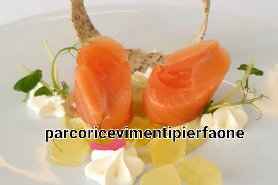 Salmone marinato