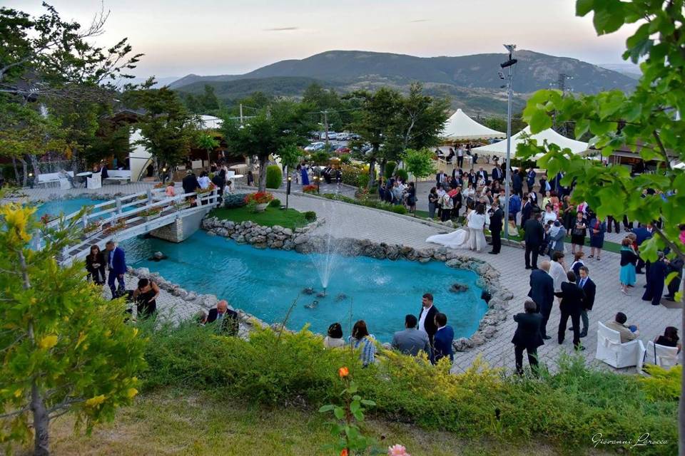 Aperitivo in giardino