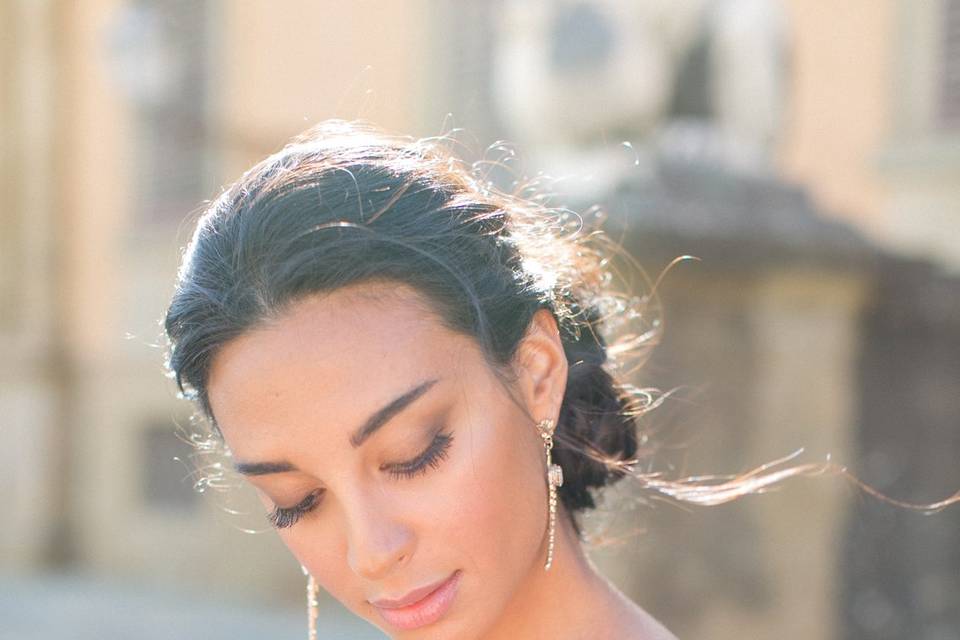 Soft glam look