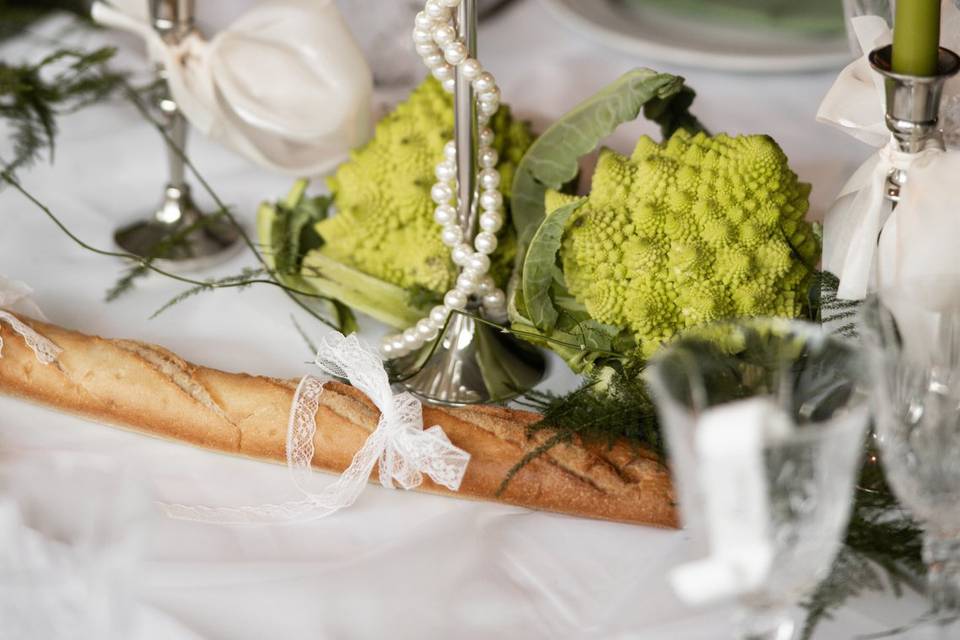 Mise en place tavola green