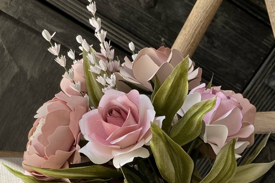 Bouquet rose e peonie