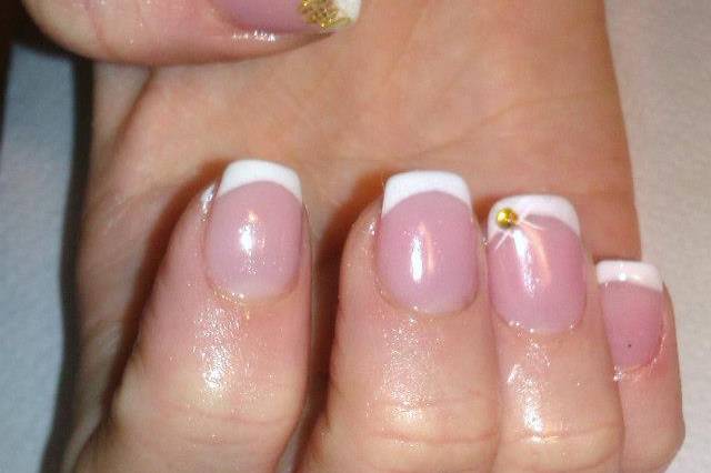 Gel french e pizzo