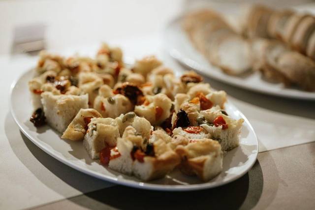 Focaccia pomodorini e olive
