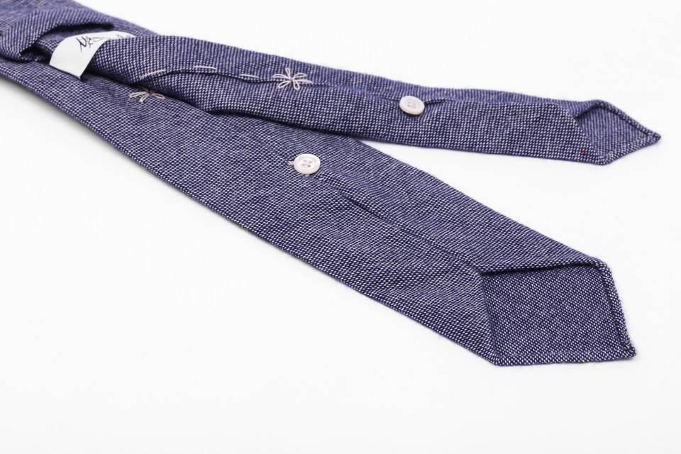 Cravatta 7 pieghe cashmere