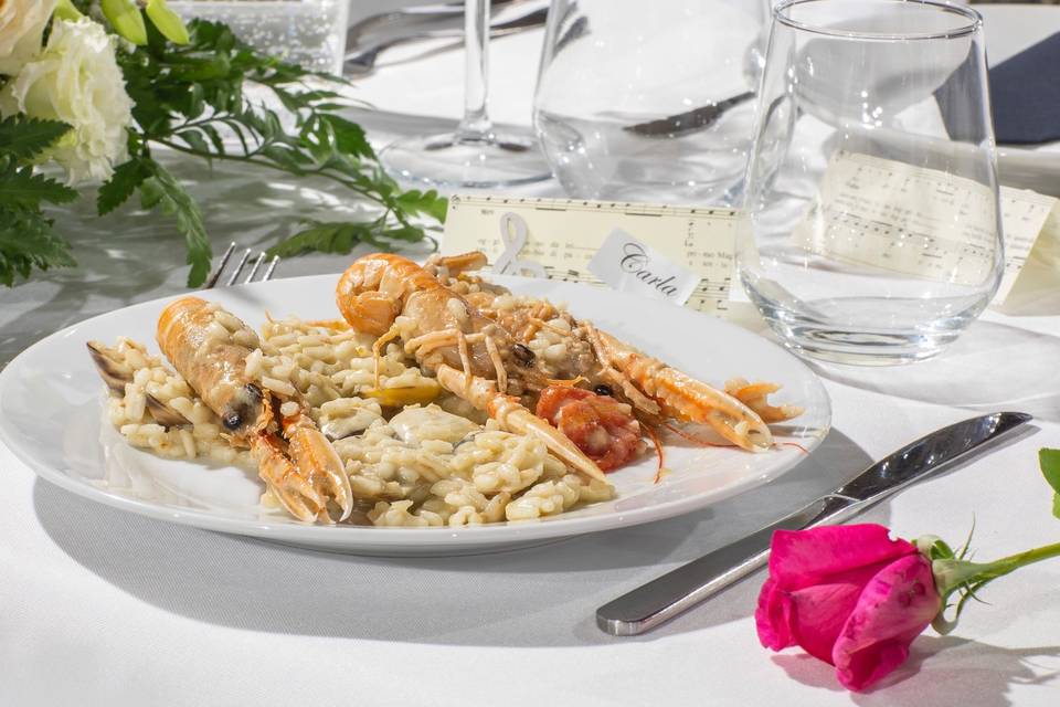 Risotto di scampi