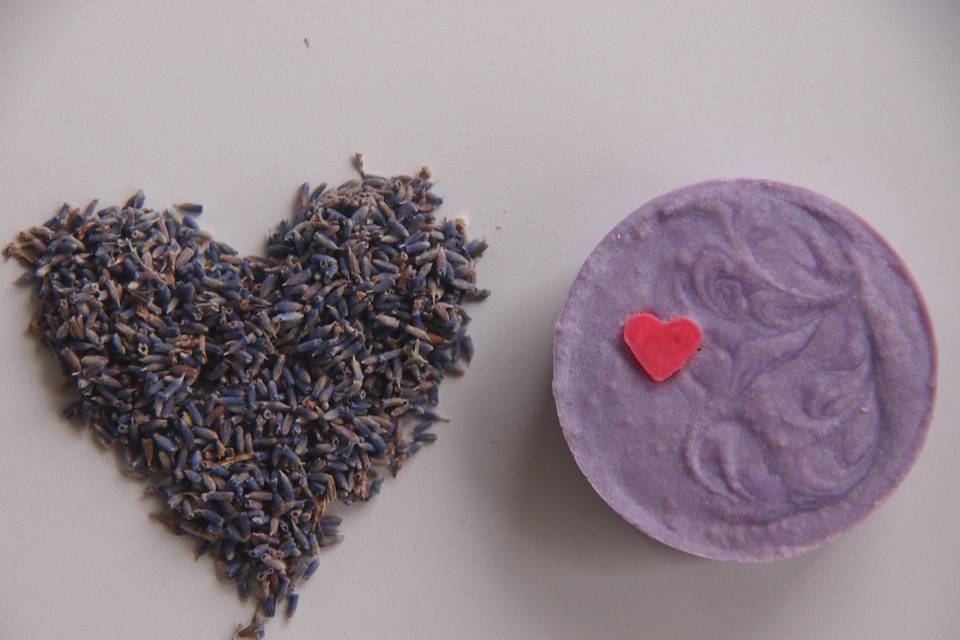 Cuore di lavanda