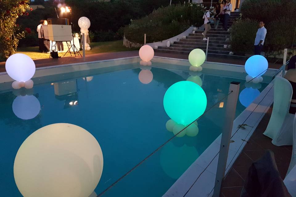 Lanterne di palloncini con led