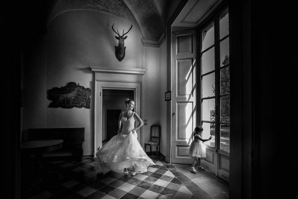B&W dress