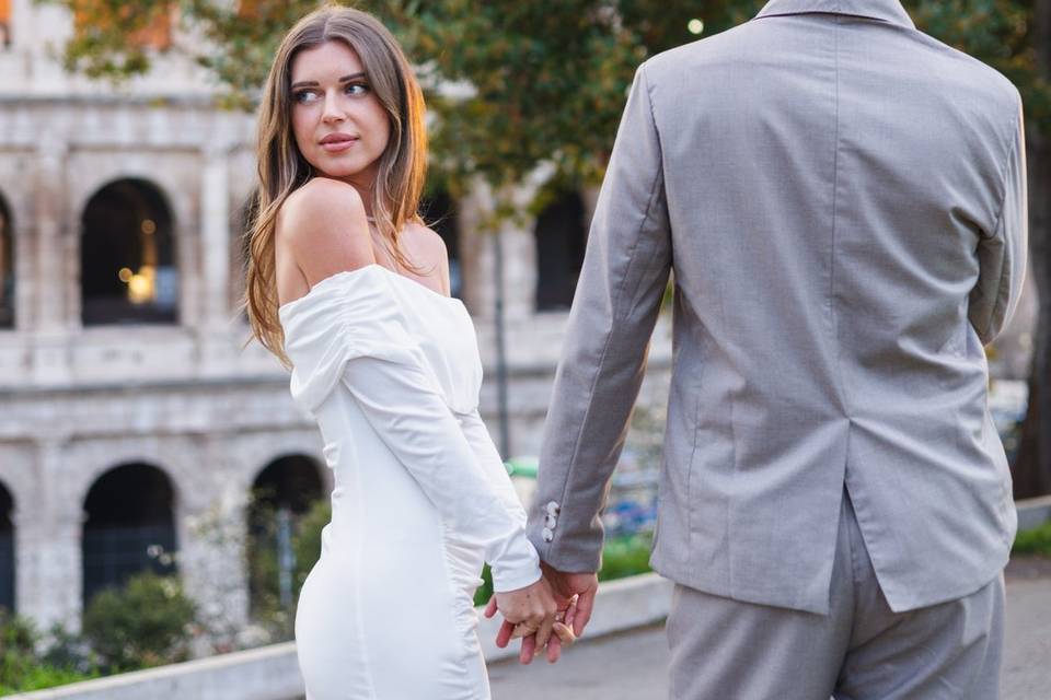 Bride in Rome