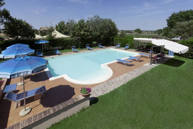 Piscina dall'alto