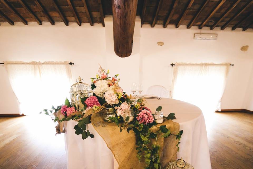 Roses & olive tree