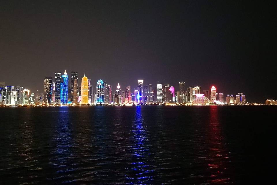 Doha by night - Qatar