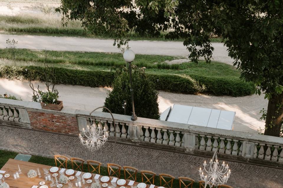 Allestimento cena