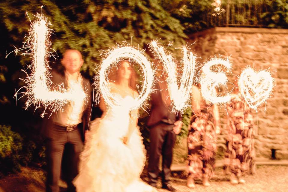 Light writing matrimonio