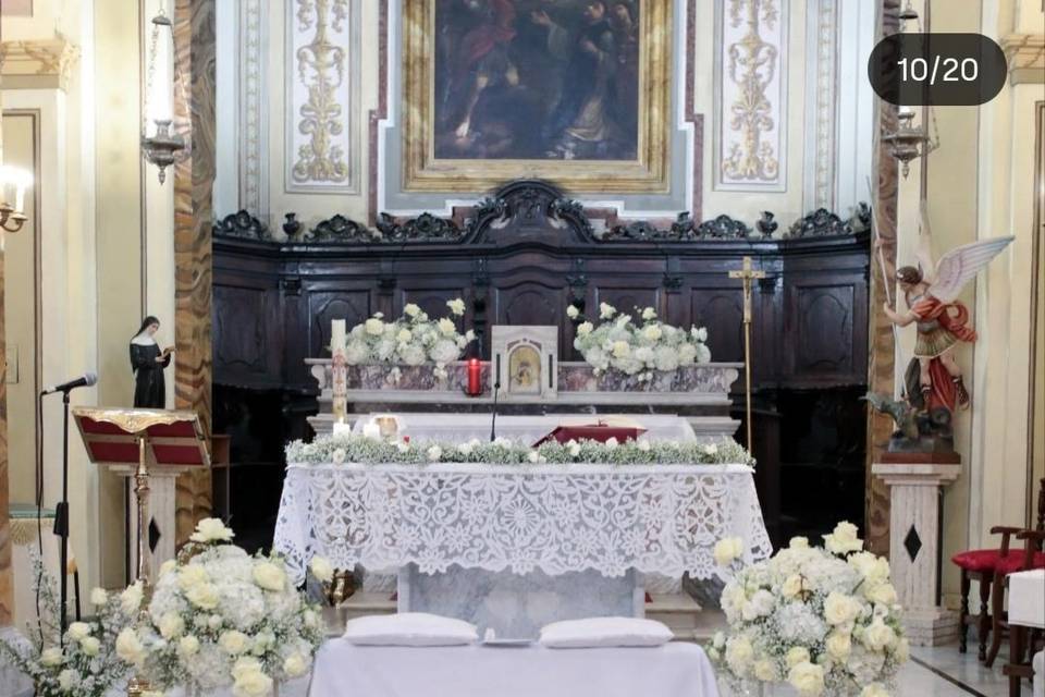 Chiesa allestita