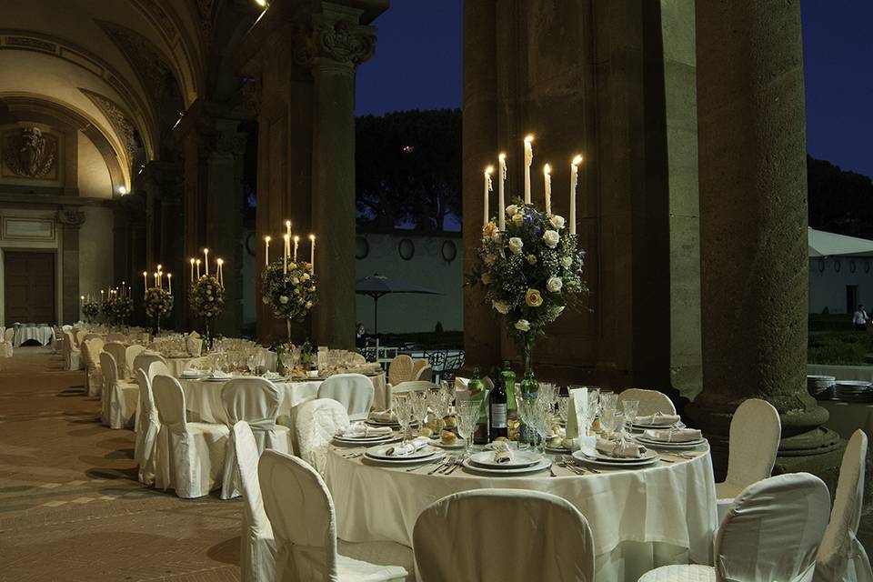 Candelabro a Villa Mondragone