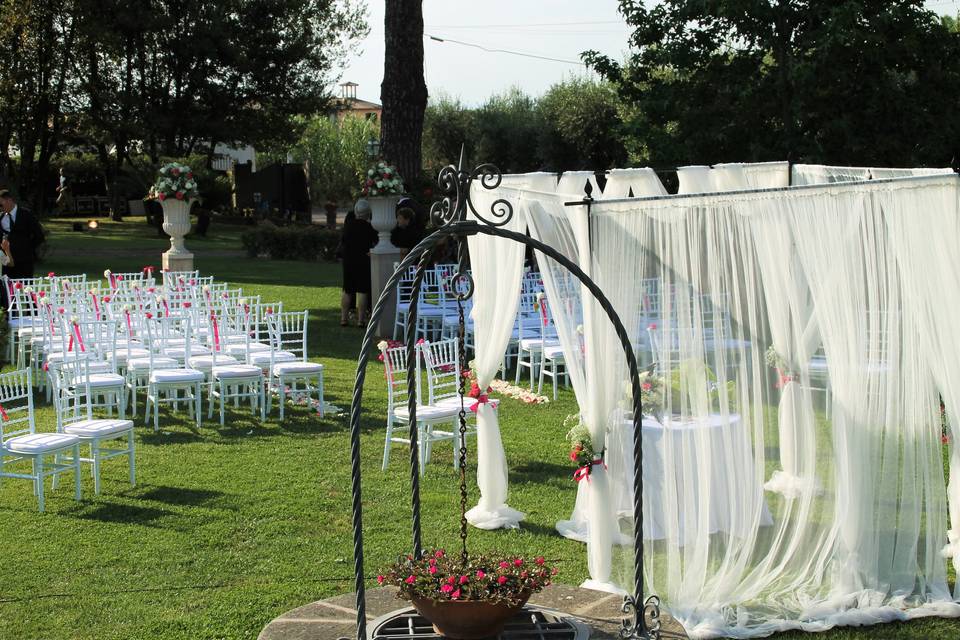 Matrimonio in villa privata