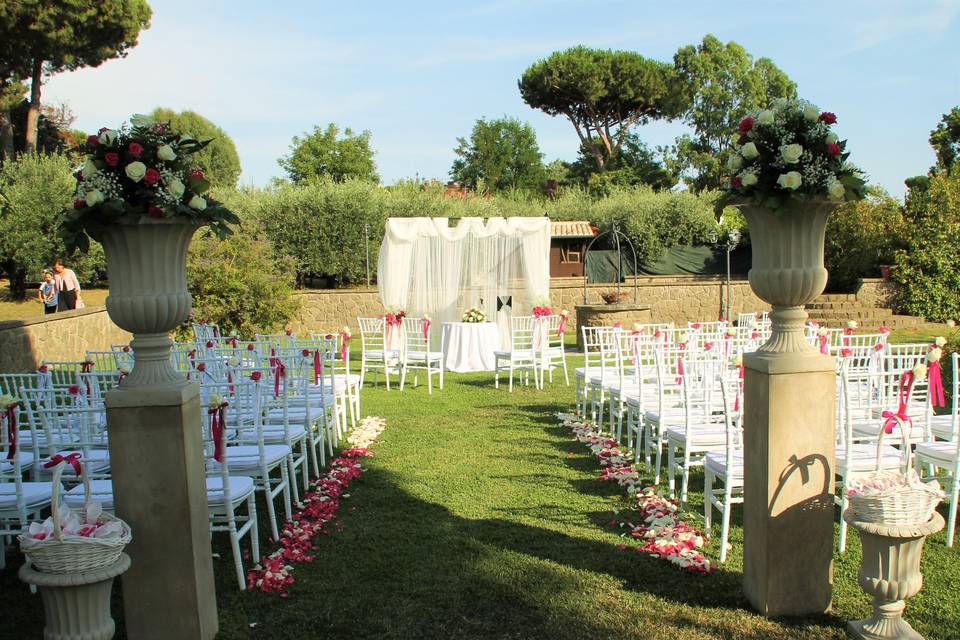 Matrimonio in villa privata