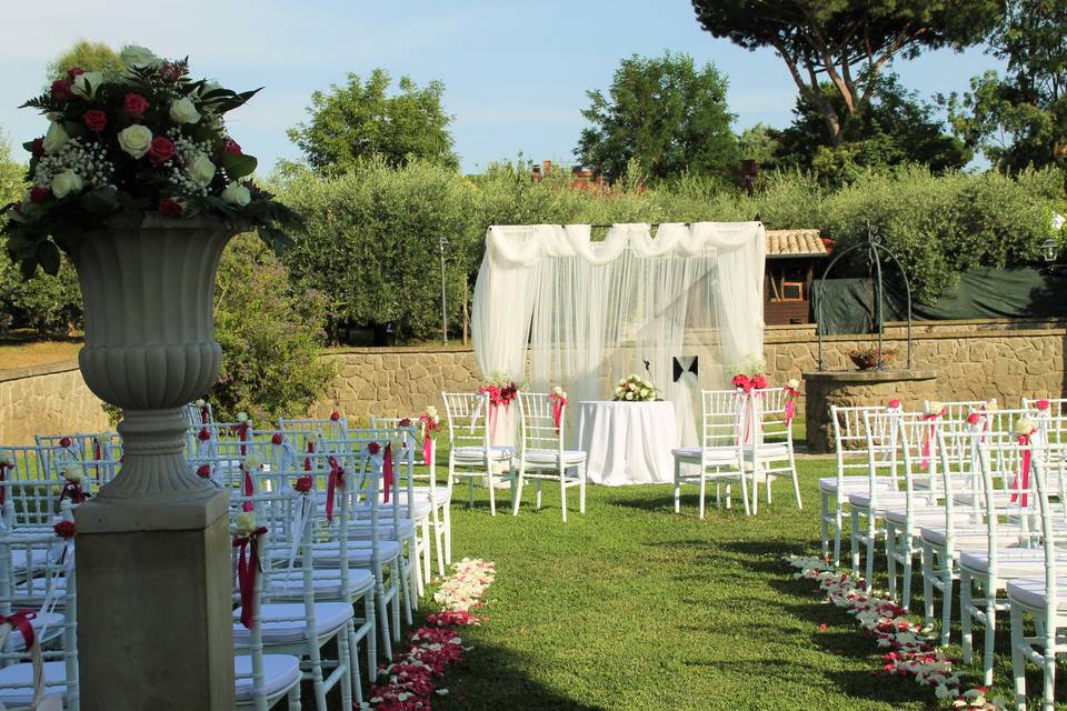 Matrimonio in villa privata