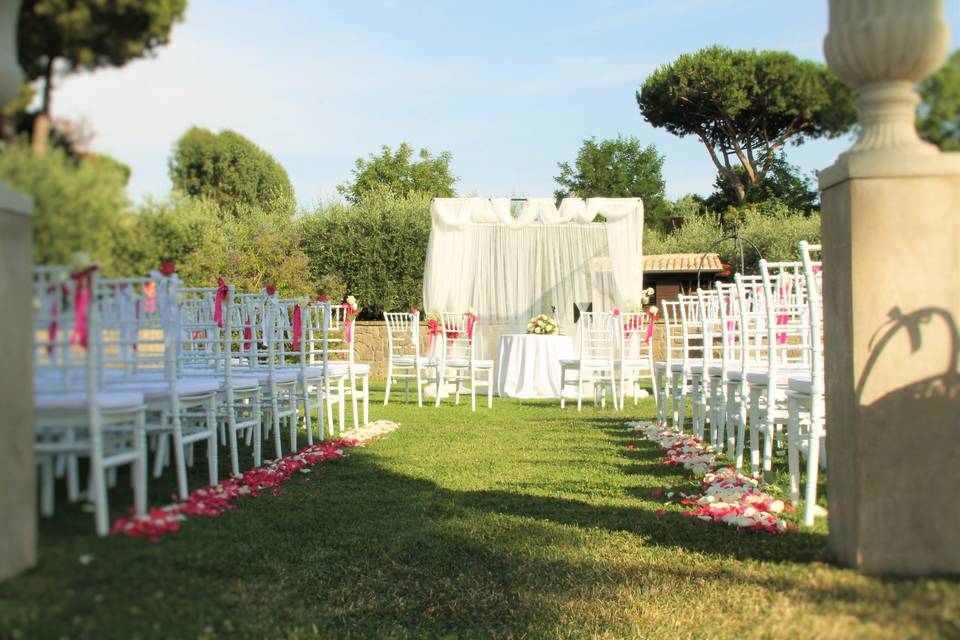 Matrimonio in villa privata