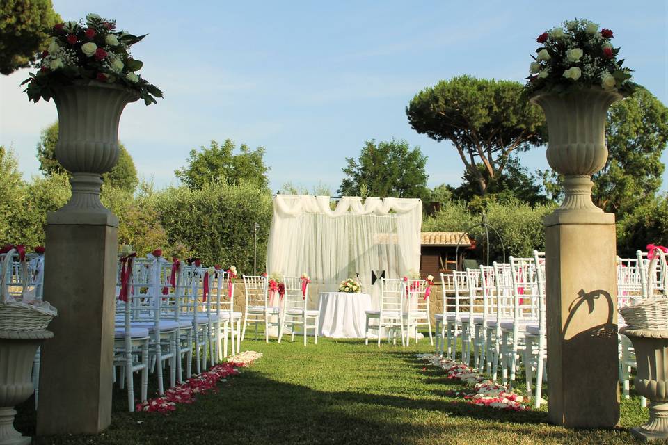 Matrimonio in villa privata