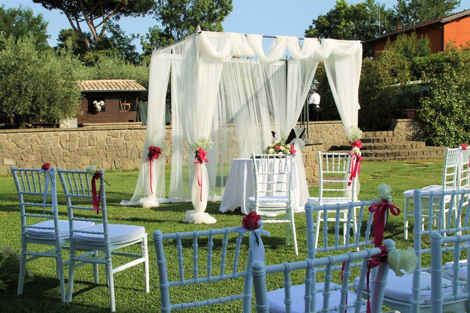 Matrimonio in villa privata