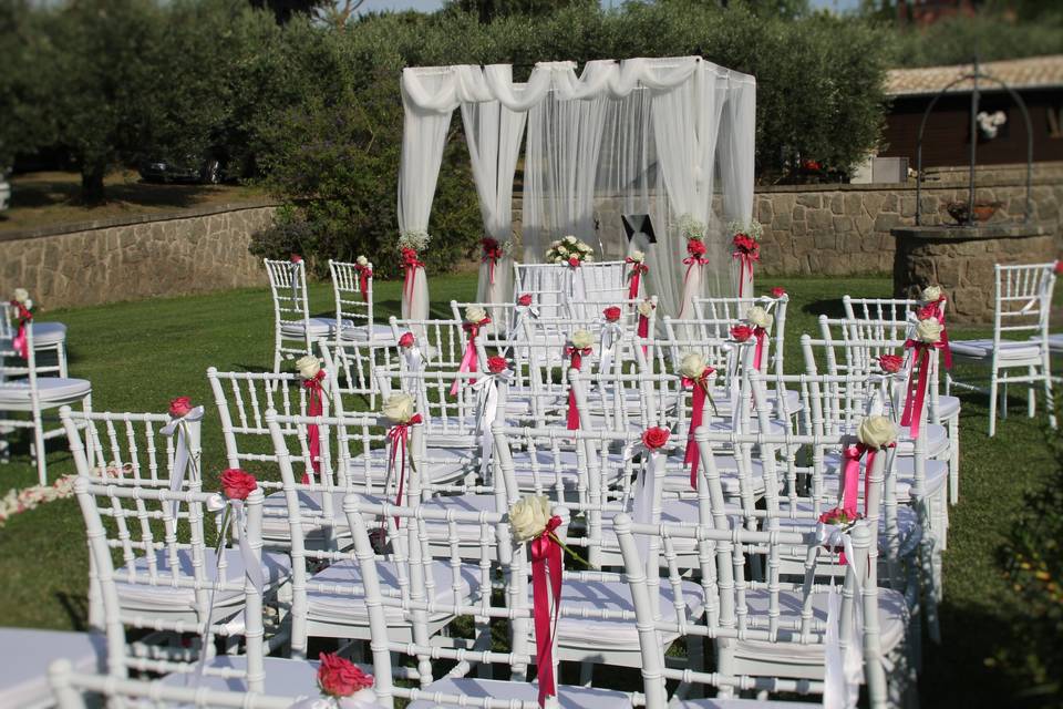 Matrimonio in villa privata