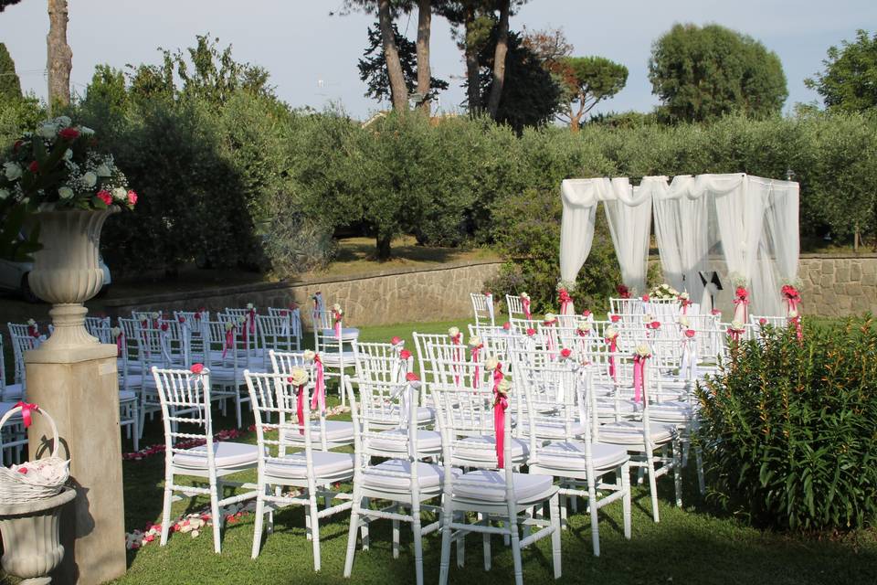 Matrimonio in villa privata