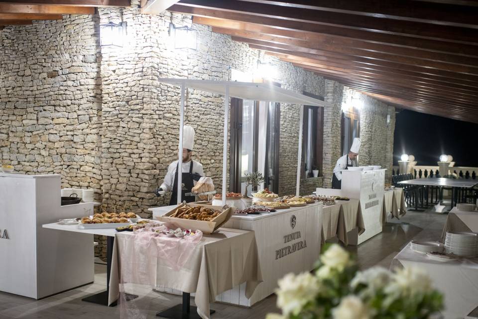 Buffet esterno terra