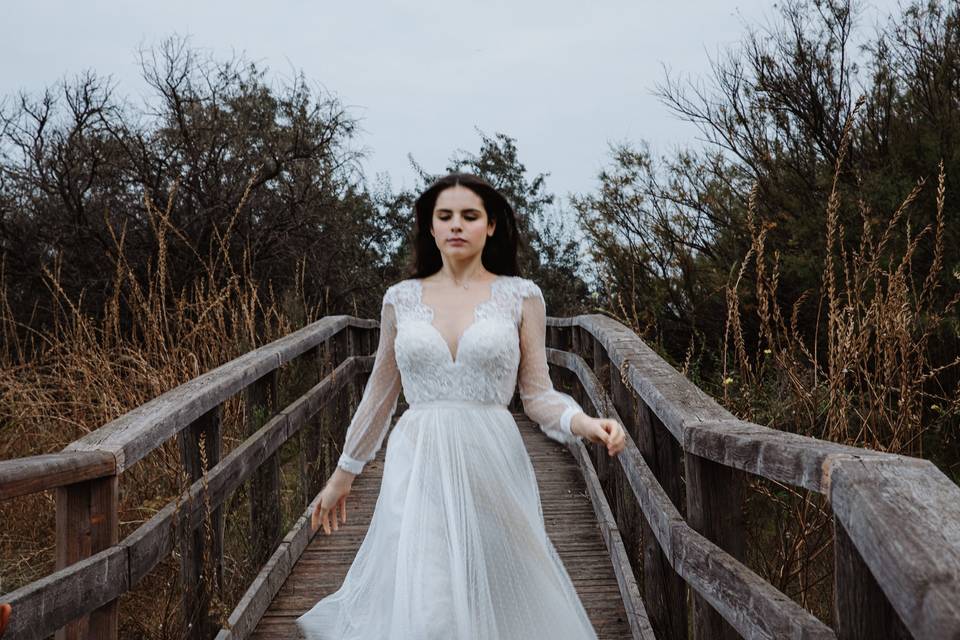 Sposa in spiaggia