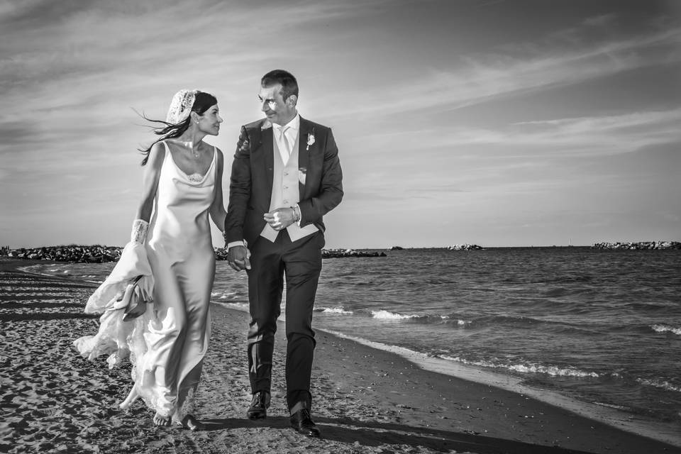 Matrimonio al mare in spiaggia