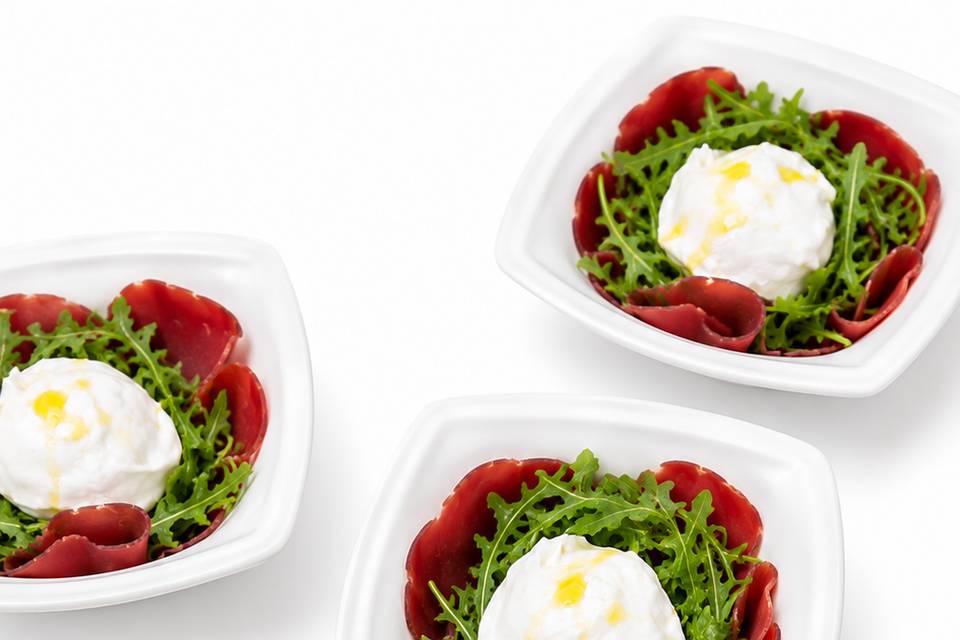BRESAOLA, RUCOLA E BURRATA
