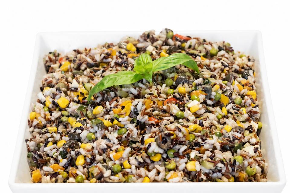 INSALATA DI RISO VENERE E CARN