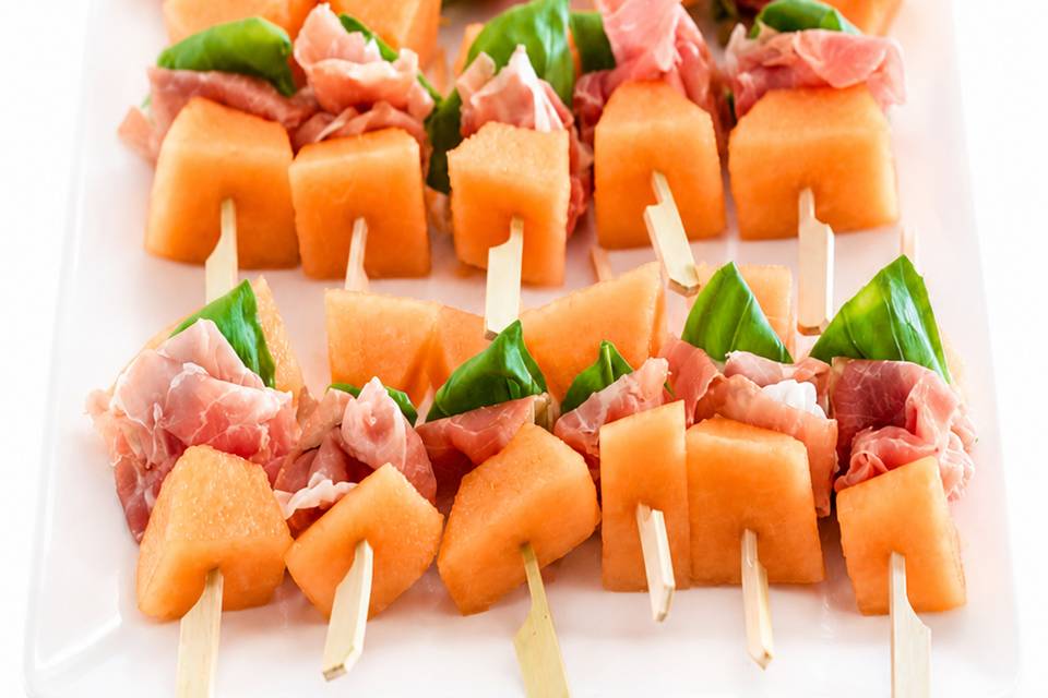 SPIEDINI PROSCIUTTO E MELONE