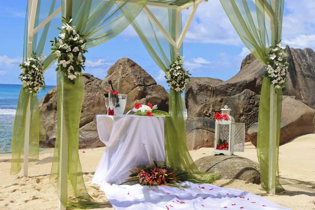 Gazebo allestito